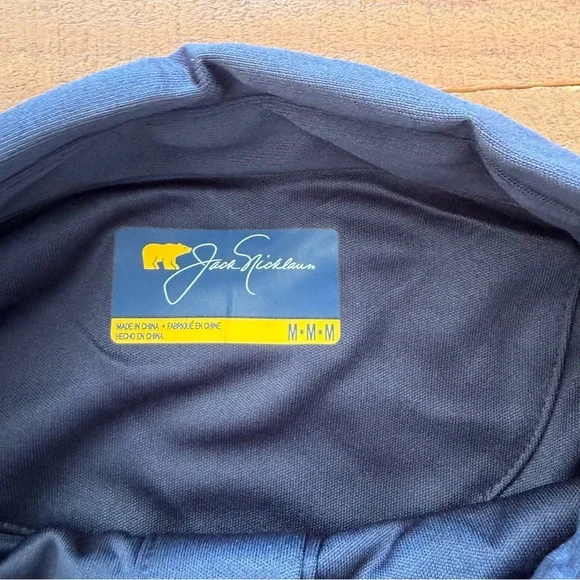 Jack Nicklaus Men's Black Floral Polo Shirt - Picture 6 of 6